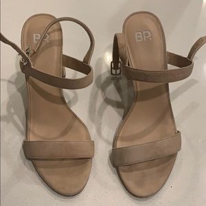 BP pink block Heels
